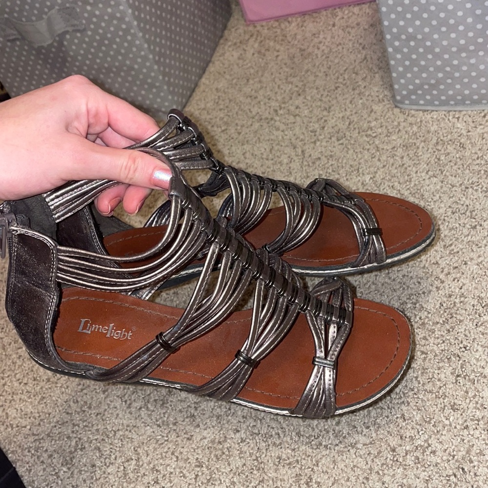 Limelight SANDALS,  Size 7 1/2, Gold